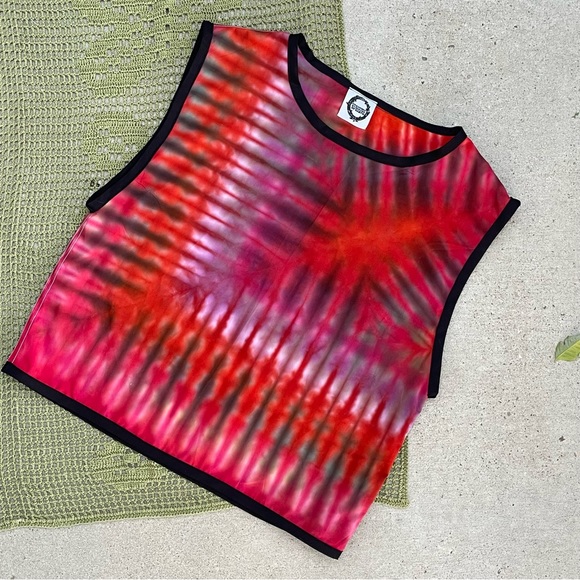 Vintage Tops - Handmade Deadstock vintage fabric sleeveless top